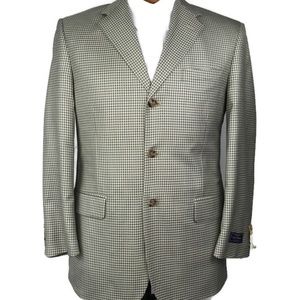 Paló Savino NEW Mens 40 Reg Wool Silk Blazer Sport